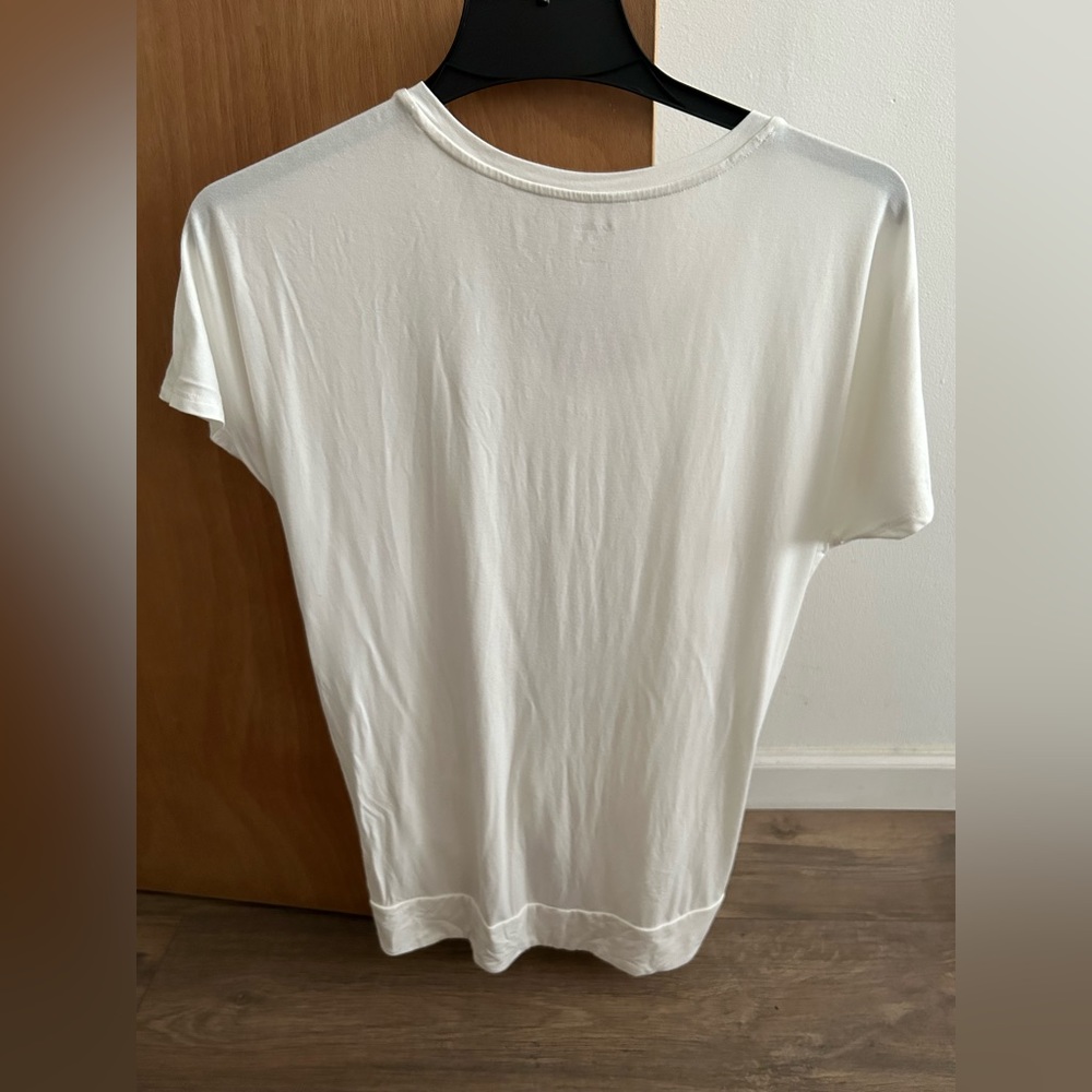 Express Relaxed Fit Gathered Tunic Style Tee Size Xs View 2